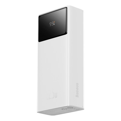 Зовнішній акумулятор Baseus EnerFill FP41 Power Bank 30000mAh 22.5W Moon White (E0027K01) Зовнішній акумулятор Baseus EnerFill FP41 Power Bank 30000mAh 22.5W Moon White (E0027K01)