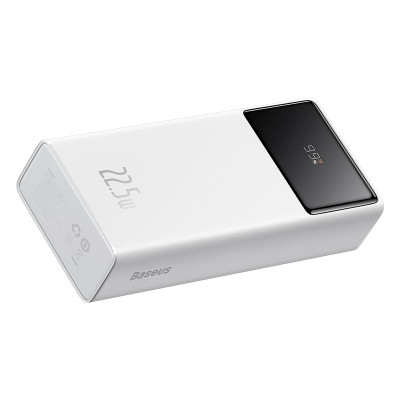 Зовнішній акумулятор Baseus EnerFill FP41 Power Bank 30000mAh 22.5W Moon White (E0027K01) Зовнішній акумулятор Baseus EnerFill FP41 Power Bank 30000mAh 22.5W Moon White (E0027K01)
