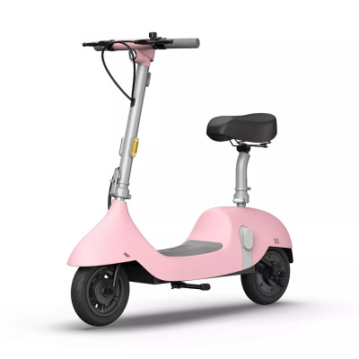 Електросамокат з сидінням OKAI Ceetle PRO EA10C Pink 10', 350(900)W, 25Km/h, 10.4Ah, 55Km, 20%, NFC, App.29kg (EA10C-P)