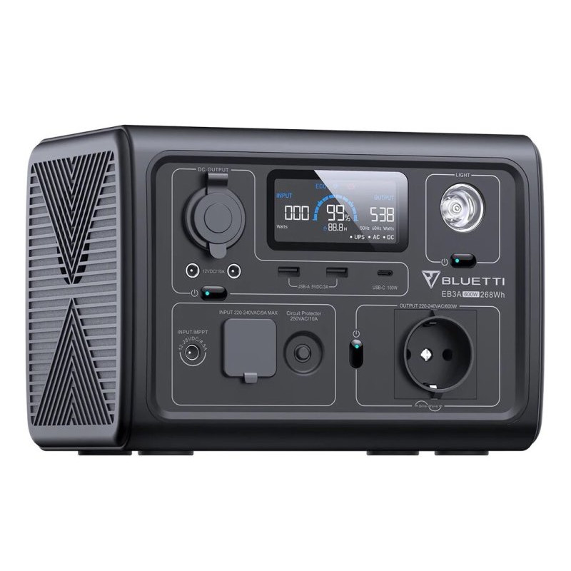 Портативна зарядна станція Bluetti EB3A (268Wh) (EB3A)