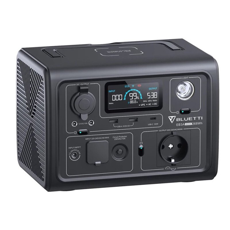 Портативна зарядна станція Bluetti EB3A (268Wh) (EB3A)