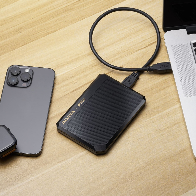 Зовнішня кишеня для накопичувача A-DATA EC600 для 2.5'' HDD/SSD USB3.2 Gen2 Black (EC600-BCBK)