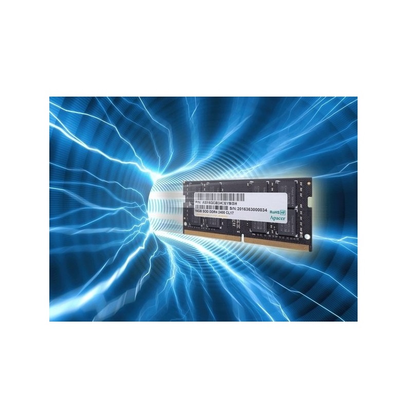 Оперативна пам'ять DDR4 Apacer 8GB 3200MHz CL22 1024x8 SODIMM (ES.08G21.GSH)