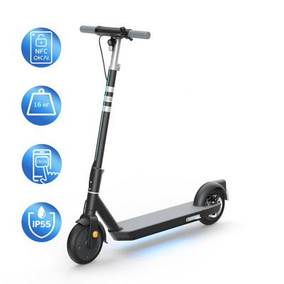 Електросамокат OKAI ES20-NEON Black 9", 300(600)W, 9.8Ah, 40km, 25km\h, 20%, NFC, App, 16kg (ES20-B)