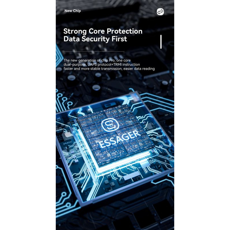 Зовнішня кишеня для накопичувача ESSAGER Starship dual protocol Hard Disk Box Grey (EYPSN-XJ0G-Z)