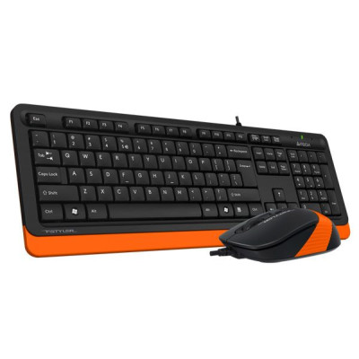 Комплект з  маніпулятора миші та клавіатури A4Tech F1010 Orange (F1010Orange)