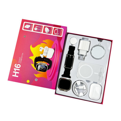 Смарт-годинник Fendior H16+TWS+Powerbank+Charge Black (FendiorH16Black) Смарт-годинник Fendior H16+TWS+Powerbank+Charge Black (FendiorH16Black)