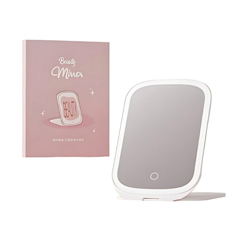 Дзеркало для макіяжу Xiaomi DOCO makeup mirror portable foldable Pink (FM001P)