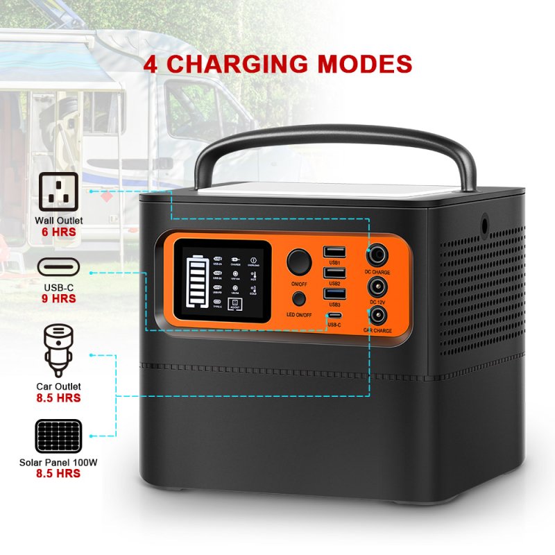 Портативна зарядна станція TIG FOX Portable Power Station 540Wh (FOXT500)