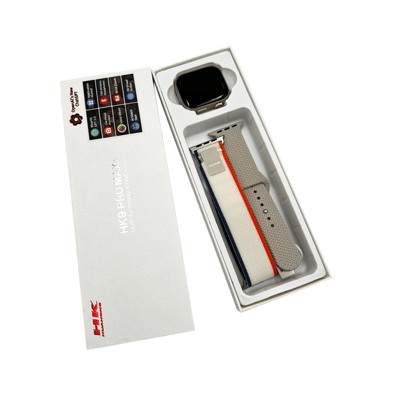 Смарт-годинник HK 9 Pro Max Plus 45mm. 230 mAh. IP67 Amoled Grey (HK9PMMINIGREY)
