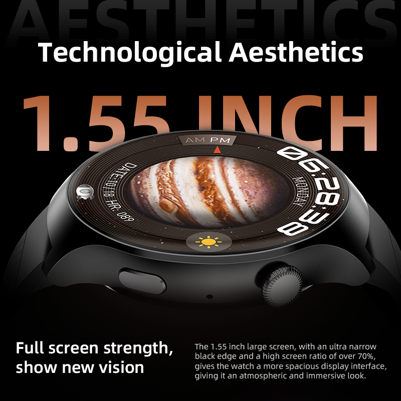 Смарт-годинник Howear Watch 4 Pro Amoled+IP67 Silver (HowearW4Silver)