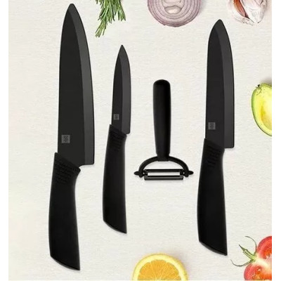 Набір ножів з 4 предметів Xiaomi HuoHou Nano Ceramic Knifes Set 4 pcs (HU0010)
