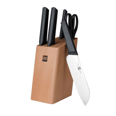 Набір ножів з 6 предметів Xiaomi HuoHou Hot Youth Set Of 6 Stainless Steel (HU0057)