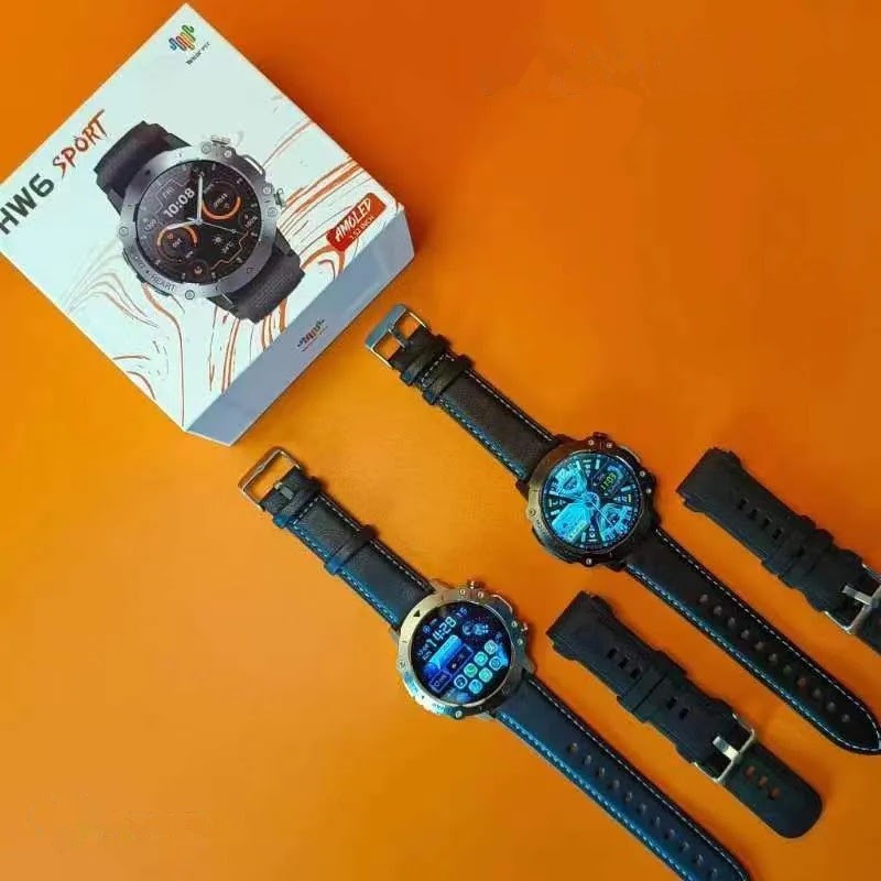 Смарт-годинник HW6 Sport Amoled+IP67 Silver (HW6SportSilver)
