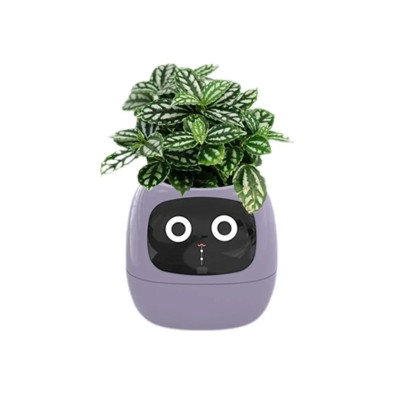 Інтерактивний розумний горщик для рослин Ivy Smart Planter Tuya AI, Purple (ISPTAPR)