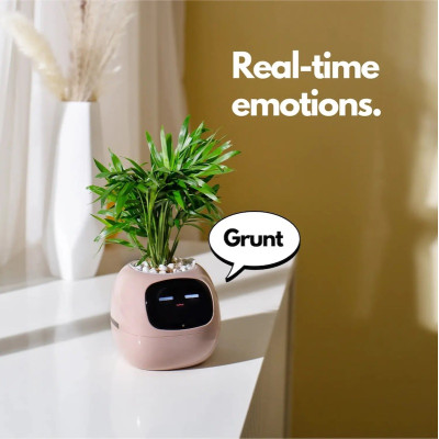 Інтерактивний розумний горщик для рослин Ivy Smart Planter Tuya AI, White (ISPTAW)