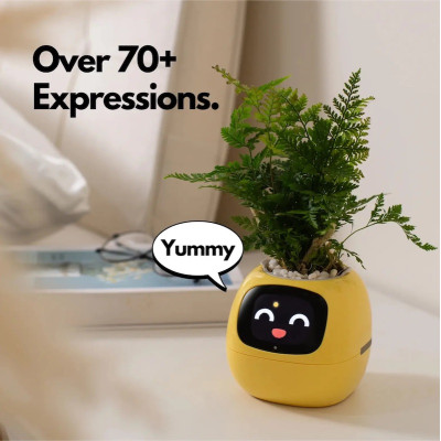 Інтерактивний розумний горщик для рослин Ivy Smart Planter Tuya AI, White (ISPTAW)
