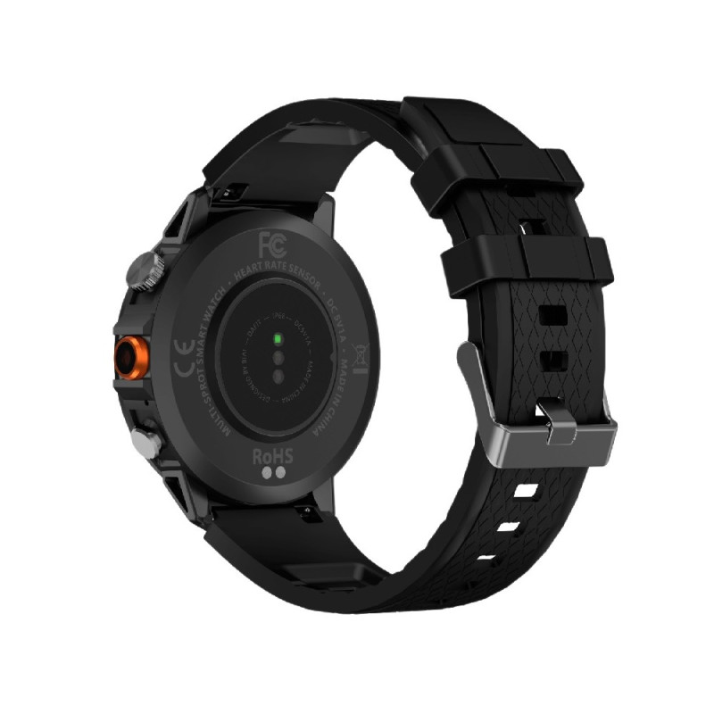 Смарт-годинник IWO X22 1.46". 330 mAh, IP68 Black (IWOX22SGR)