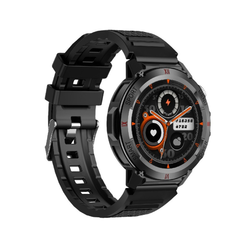 Смарт-годинник IWO X22 1.46". 330 mAh, IP68 Black (IWOX22SGR)
