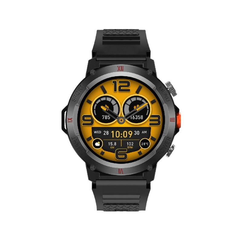 Смарт-годинник IWO X22 1.46". 330 mAh, IP68 Black (IWOX22SGR)