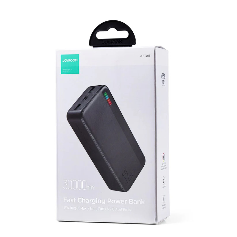 Зовнішній акумулятор Joyroom JR-T018 30000mAh Black (JR-T018 Black)