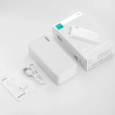 Зовнішній акумулятор Joyroom JR-T018 30000mAh White (JR-T018 White)