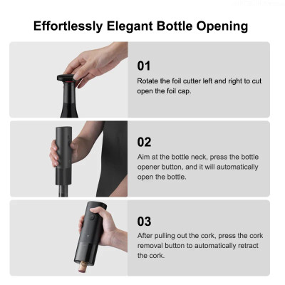 Штопор Xiaomi Mijia Electric Red Wine Bottle Opener (KGJ001T) Штопор Xiaomi Mijia Electric Red Wine Bottle Opener (KGJ001T)