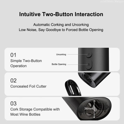 Штопор Xiaomi Mijia Electric Red Wine Bottle Opener (KGJ001T) Штопор Xiaomi Mijia Electric Red Wine Bottle Opener (KGJ001T)