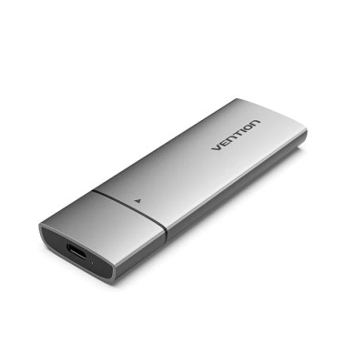 Зовнішня кишеня для накопичувача M.2 NGFF SSD Enclosure (USB 3.1 Gen 1-C) Gray Aluminum Alloy Type (KPEH0) (KPEH0)