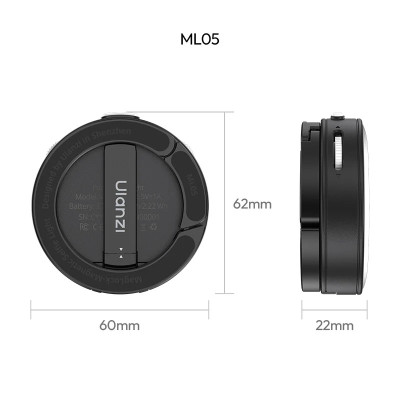Відеосвітло Ulanzi ML05 MagLock Fill Light (Black) (L183)