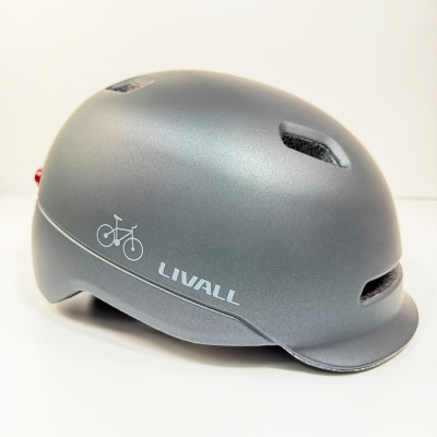 Захисний шолом Livall C20 (L) Midnight Black (57-61см), сигнал стопів (LIV-000C20-5342)