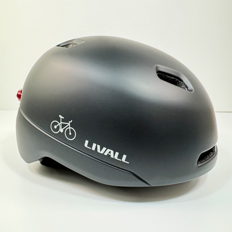 Захисний шолом Livall C21 (L) Midnight Black (57-61см), сигнал стопів (LIV-000C21-5341)