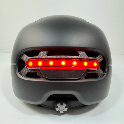 Захисний шолом Livall C21 (L) Midnight Black (57-61см), сигнал стопів (LIV-000C21-5341)