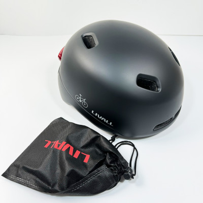 Захисний шолом Livall C21 (L) Midnight Black (57-61см), сигнал стопів (LIV-000C21-5341)