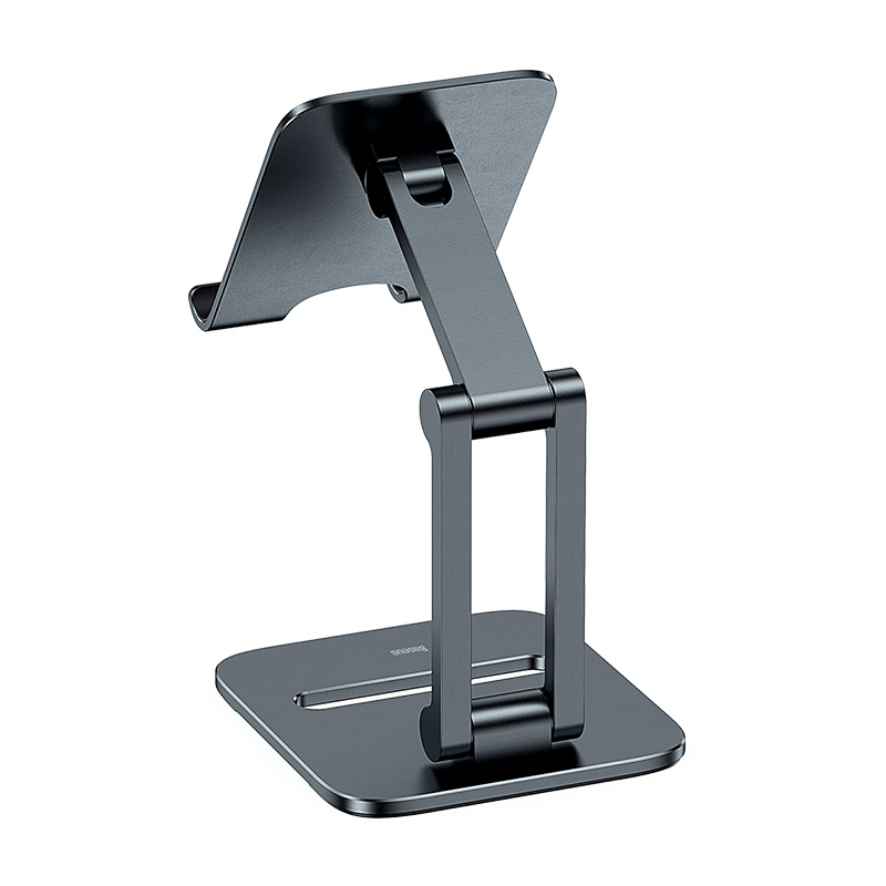 Тримач для мобiльного Baseus Desktop Biaxial Foldable Metal Stand (for Phones) Grey (LUSZ000013)
