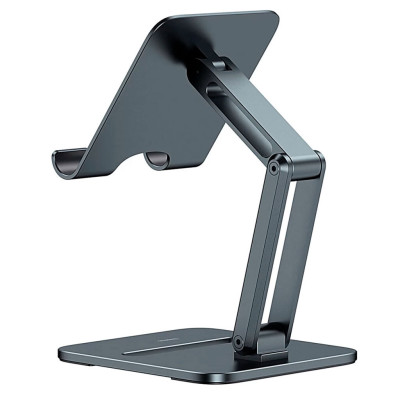 Тримач для мобiльного Baseus Desktop Biaxial Foldable Metal Stand (for Tablets) Grey (LUSZ000113)