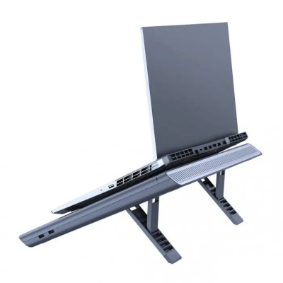Підставка Baseus ThermoCool Heat-Dissipating Laptop Stand (Turbo Fan Version) Gray (LUWK000013)