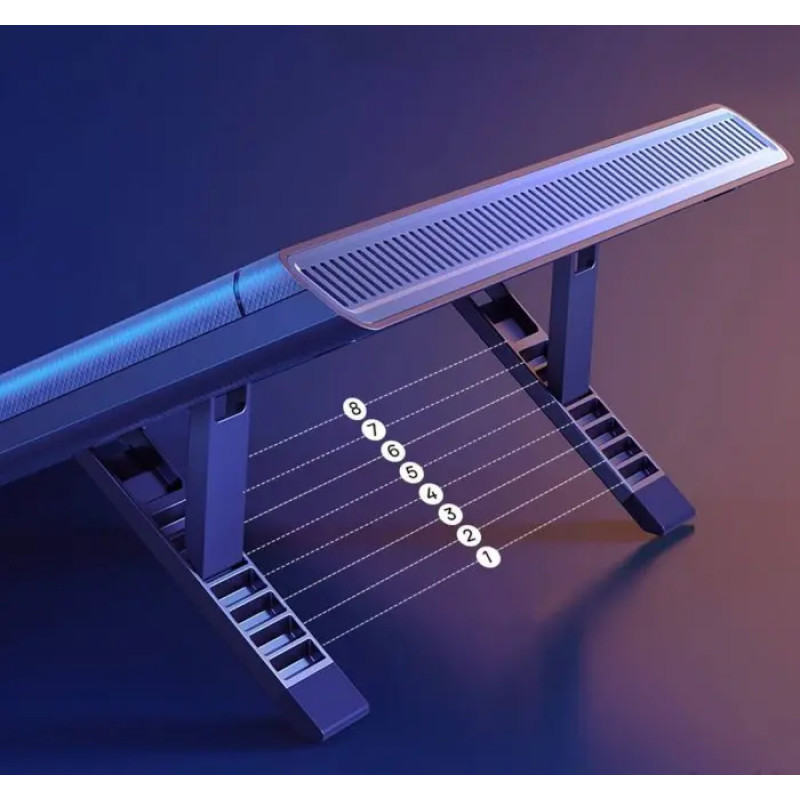 Підставка Baseus ThermoCool Heat-Dissipating Laptop Stand (Turbo Fan Version) Gray (LUWK000013)