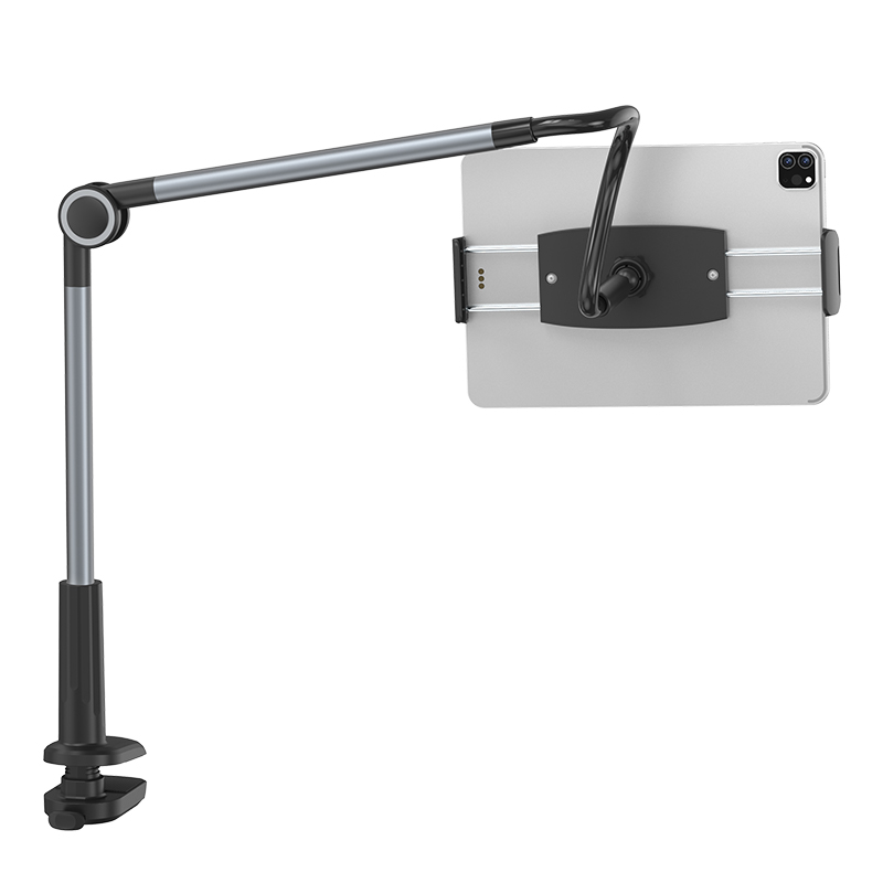 Тримач для мобiльного Baseus Otaku life rotary adjustment lazy holder Pro（Applicable for phone/ ipad) gray (LUZQ000013)