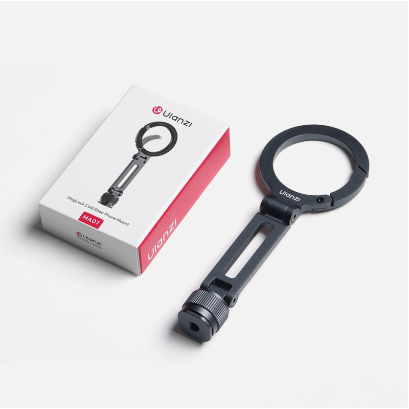 Тримач для телефону Ulanzi MA07 Maglock 1/4 Cold Shoe Phone Mount Black (M084)
