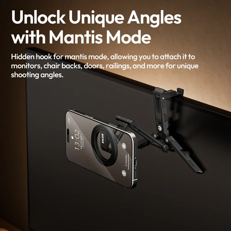 Тримач телефона Ulanzi SK29 Foldable Phone Stand(Magnetic) Black (M101)