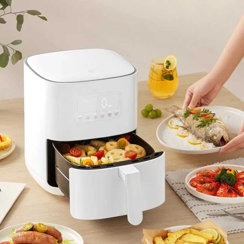 Мультипіч (аерофритюрниця) Xiaomi Mijia Smart Air Fryer 4L White (Китайська вилка) (MAF03)