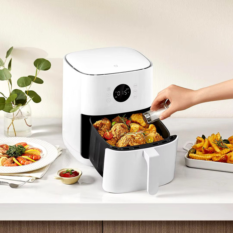 Мультипіч (аерофритюрниця) Mijia Smart Air Fryer 4,5L + (перехідник на EU розетку) (MAF06)