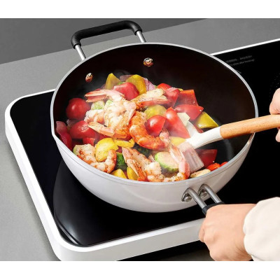 Індукційна плита Xiaomi Mijia Double Port Induction Cooker + (перехідник на EU розетку) (MDCLD01ACM)