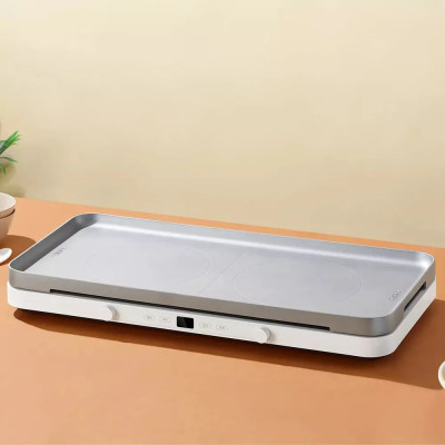 Індукційна плита Xiaomi Mijia Double Port Induction Cooker + (перехідник на EU розетку) (MDCLD01ACM)