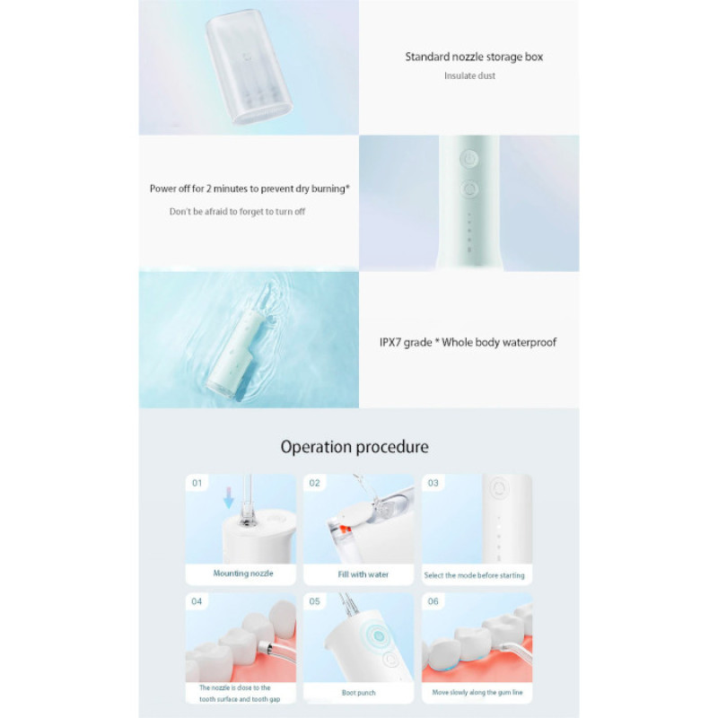 Іригатор MiJia Oral Irrigator F300 White (MEO703)