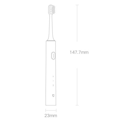 Електрична зубна щітка Xiaomi Mijia sonic electric toothbrush T200C MES606 Blue (MES606Blue) Електрична зубна щітка Xiaomi Mijia sonic electric toothbrush T200C MES606 Blue (MES606Blue)