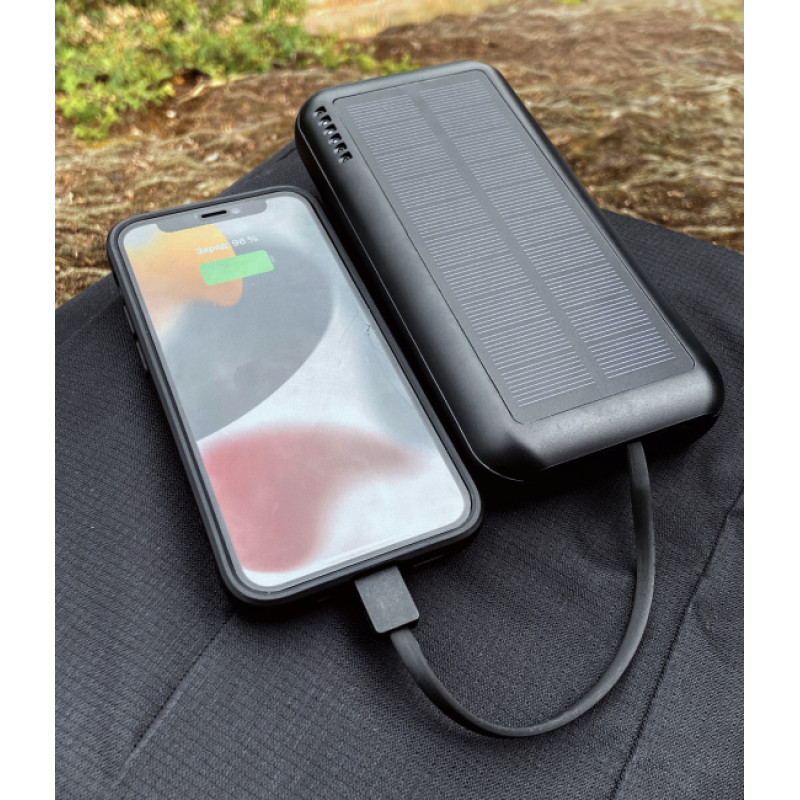 Зовнішній акумулятор Mibrand EXTREME 20000mAh solar 4 wire (MI20K/S4W)
