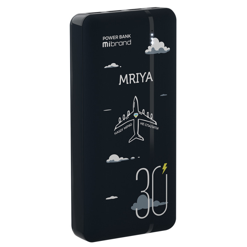 Зовнішній акумулятор Mibrand Mriya 30000mAh 20W Black (MI30K/Mriya)