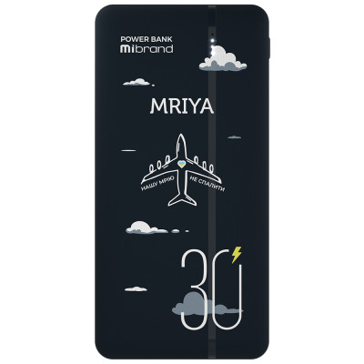 Зовнішній акумулятор Mibrand Mriya 30000mAh 20W Black (MI30K/Mriya)